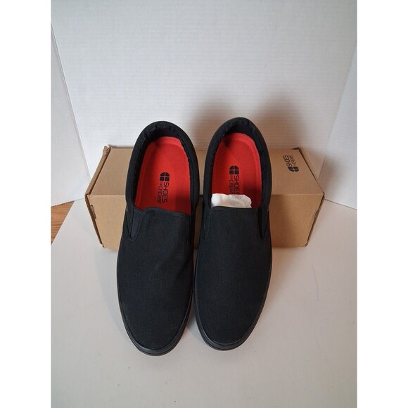 Shoes For Crews Merlin Slip Resistant Canvas Work Shoe Mens Size 13 Black - Picture 1 of 10
